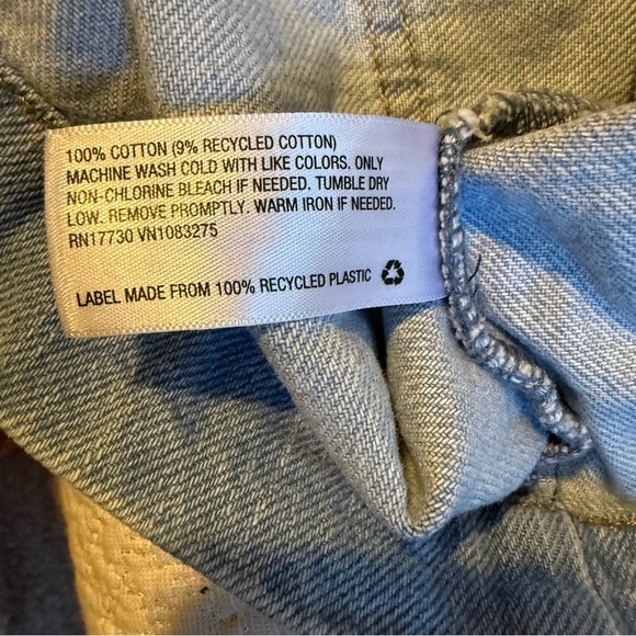 Universal Thread Overalls Dress Blue Denim Light Wash - Size Large - Picture 5 of 5